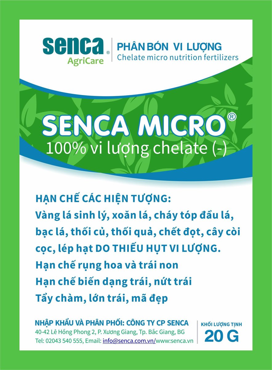 Ảnh sản phẩm SENCA MICRO 100% Chelate (-) NHẬP KHẨU TỪ ĐỨC