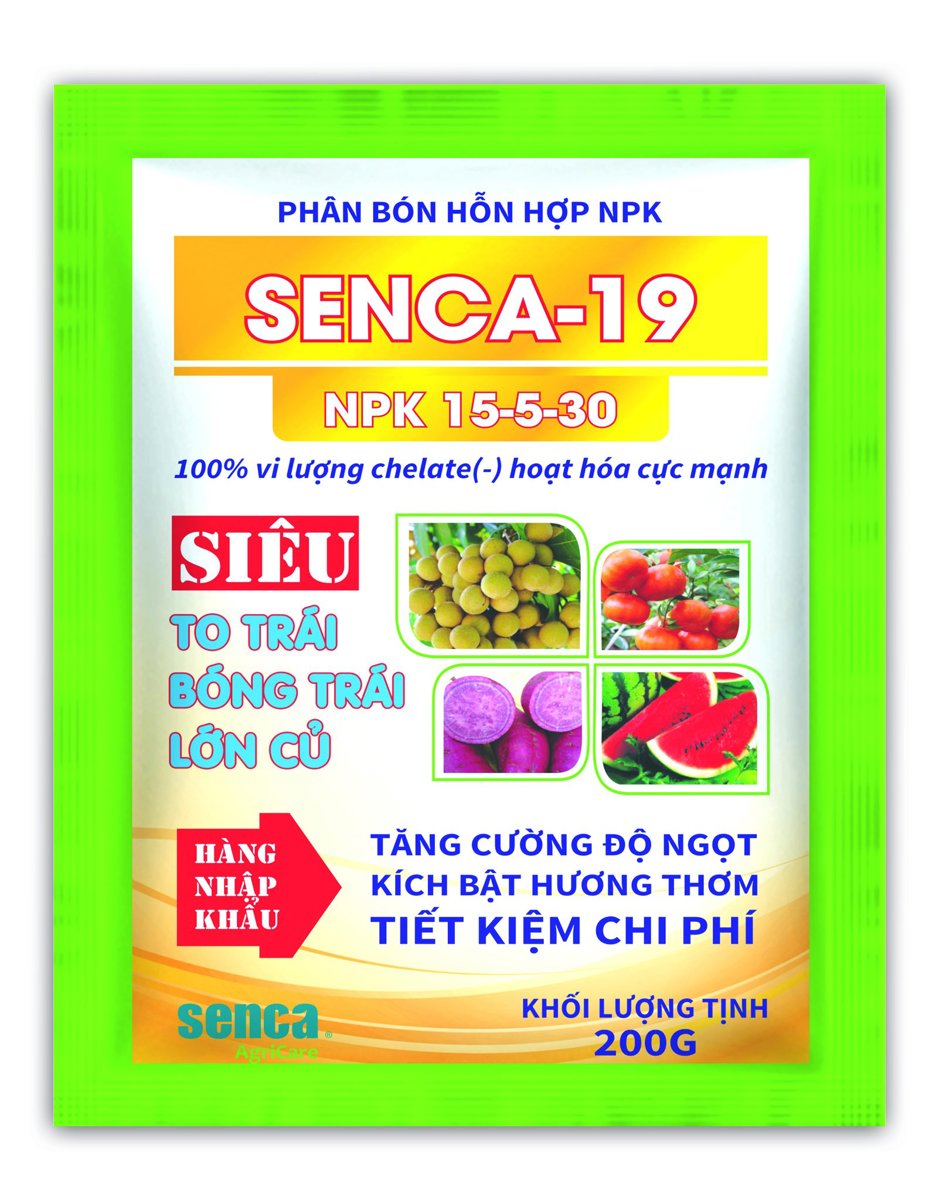 Ảnh sản phẩm SENCA 19 (NPK 15-5-30) SIÊU TO TRÁI- BÓNG TRÁI- LỚN CỦ